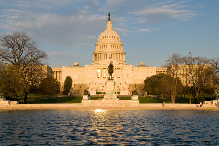 Fotografía del Capitolio de los Estados Unidos.