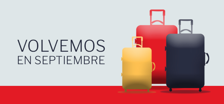 Volvemos en septiembre